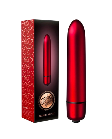 Mini vibratore clitorideo Truly Yours Scarlet Velvet - Rocks-Off RO-90mm