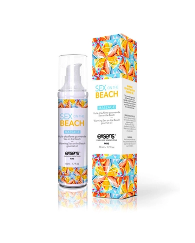 Exsens Huile de massage chauffante et gourmande - Sex on the Beach Cocktail