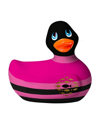 Vibrating Duck - I Rub My Duckie 2.0 Romance Black & Pink