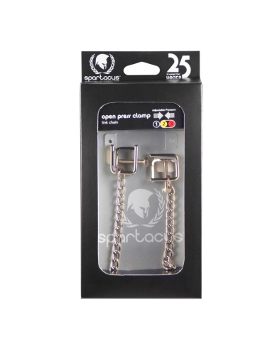 Pinze per capezzoli con catenella "Press"- Spartacus Pinze per capezzoli con catenella "Press"- Spartacus