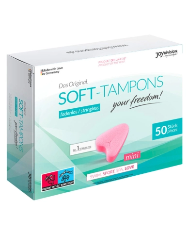 Tampon hygiénique Soft Tampons Mini (50x) - Joydivision Tampon hygiénique Soft Tampons Mini (50x) - Joydivision