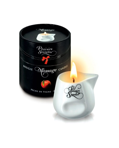 Massage Oil Candle Peach - Plaisirs Secrets