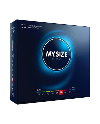 My Size Pro condoms 60mm - 36pc. My Size Pro condoms 60mm - 36pc.