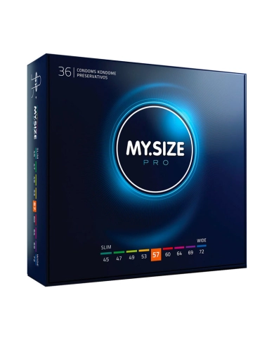 My Size Pro condoms 57mm - 36pc. My Size Pro condoms 57mm - 36pc.