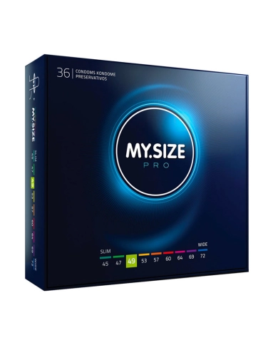 My Size Pro condoms 49mm - 36pc. My Size Pro condoms 49mm - 36pc.