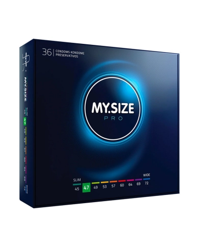 My Size Pro condoms 47mm - 36pc. My Size Pro condoms 47mm - 36pc.