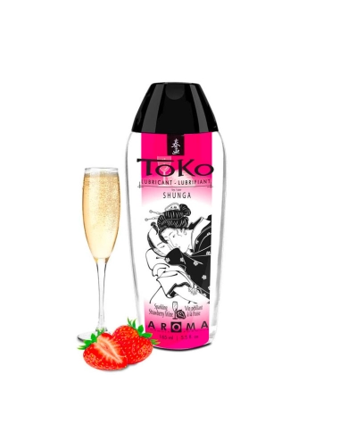 Flavored lubricant Toko Aroma (Strawberry & Champagne) - Shunga
