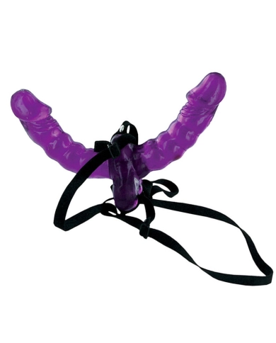 Doppeldildo Double Delight Strap-On - Pipedream