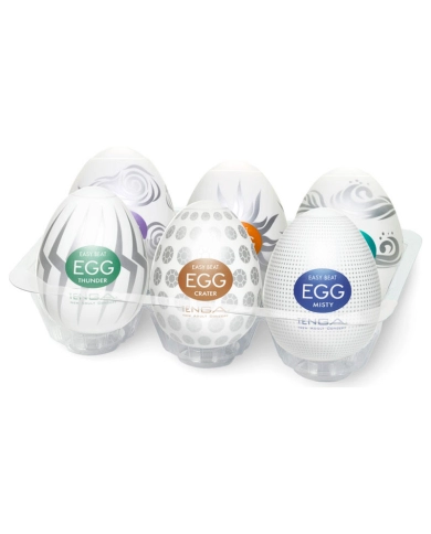 Egg Tenga assortiment II (pack of 6). 