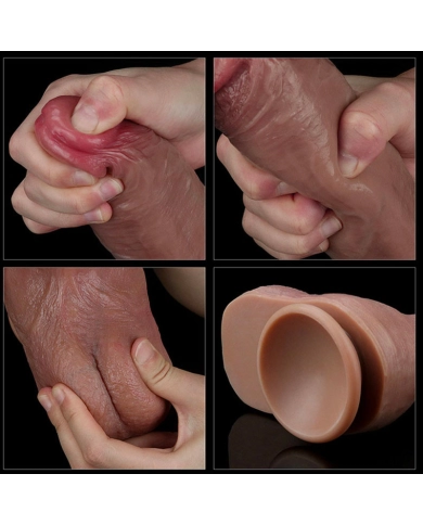 Dildo realistico a doppia densità (19 cm) - LoveToy Nature Cock Dildo realistico a doppia densità (19 cm) - LoveToy Nature Cock