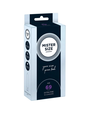 Preservativo su misura Mister Size 64mm - 10pc