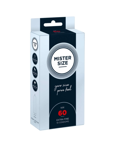 Preservativo su misura Mister Size 69mm - 10pc