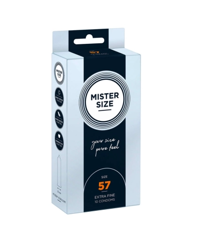 Preservativo su misura Mister Size 60mm - 10pc