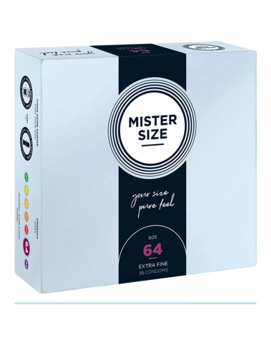 Preservativo su misura Mister Size 64mm - 10pc