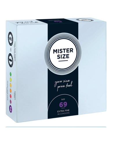 Preservativo su misura Mister Size 69mm - 10pc