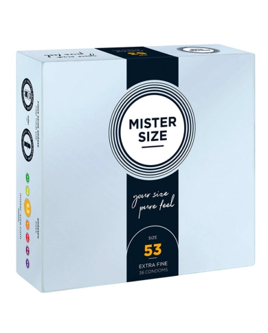 Mister Size Kondome nach Mass 53mm - 10pces.