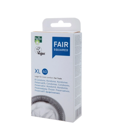 Fair Squared Vegan XL 60 Kondome - 8pces.