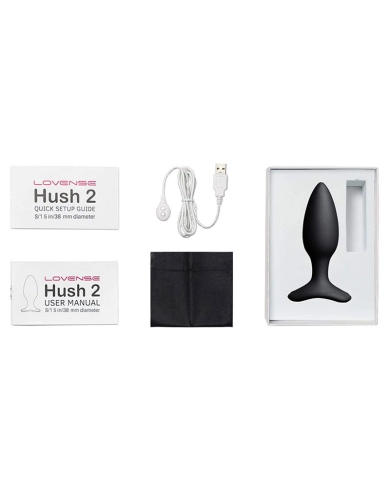 Hush 2 Lovense - Plug anal vibrant connecté (Moyen) Hush 2 Lovense - Plug anal vibrant connecté (Moyen)