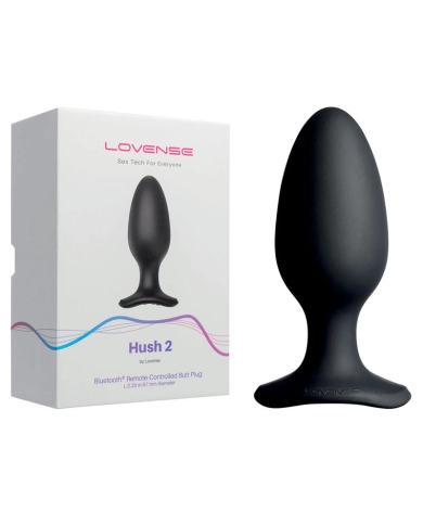 Hush 2 Lovense - Plug anal vibrant connecté (Grand) Hush 2 Lovense - Plug anal vibrant connecté (Grand)