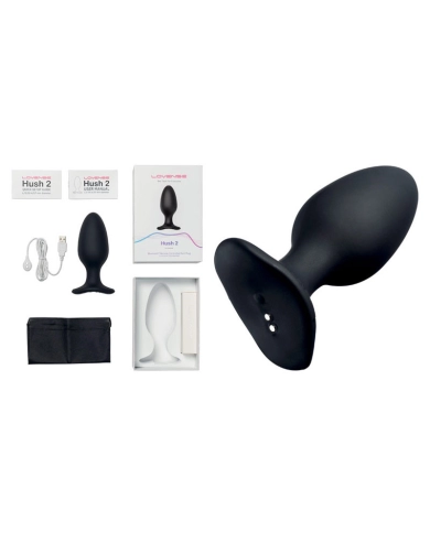 Hush 2 Lovense - Plug anal vibrant connecté (Grand) Hush 2 Lovense - Plug anal vibrant connecté (Grand)