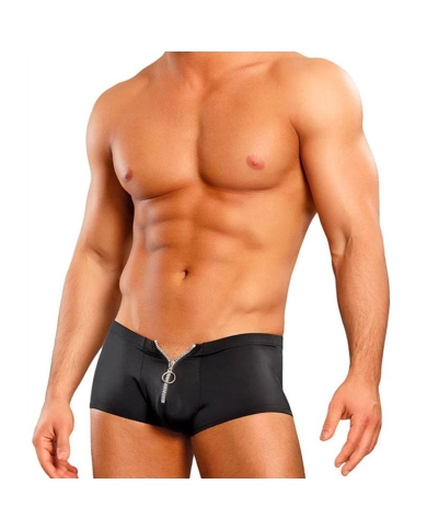 Sexy schwarze Unterhose Zipper Short - Male Power Sexy schwarze Unterhose Zipper Short - Male Power