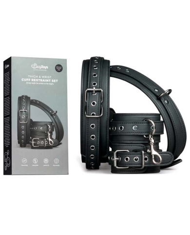 BDSM Restraint Kit wrist and thigh - EasyToys BDSM Restraint Kit wrist and thigh - EasyToys