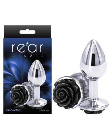 Plug anale Alu Rear Assets Rose Rosso & Gold (S) - NS Novelties