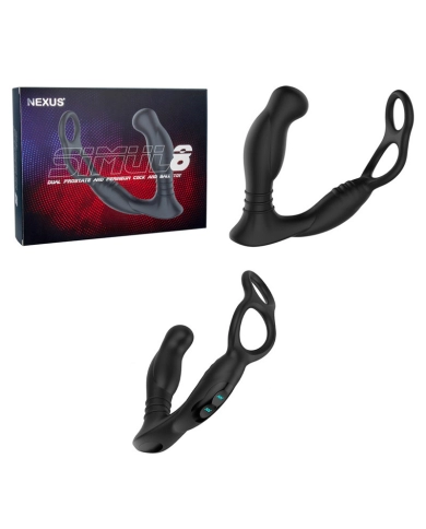 Vibromasseur de prostate & Cockring - Nexus Simul8 Vibromasseur de prostate & Cockring - Nexus Simul8