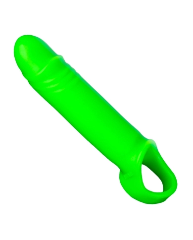 Glow-in-the-dark penis sheath - Ouch!