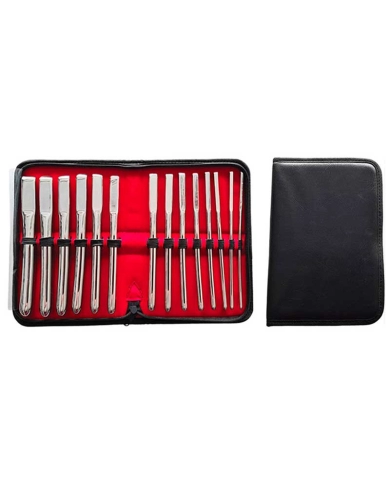 Hegar Urethral Sounds - Complete kit with 14 dilators