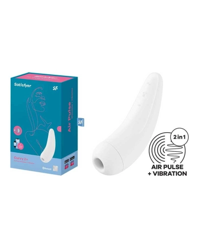 Satisfyer Curvy 2 (White) - Clitoral stimulator Satisfyer Curvy 2 (White) - Clitoral stimulator