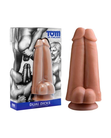 Godemichet double pénétration Dual Dicks - Tom of Finland