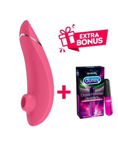 Womanizer Premium 2 (Raspberry) - Clitoral & G Spot Vibrator