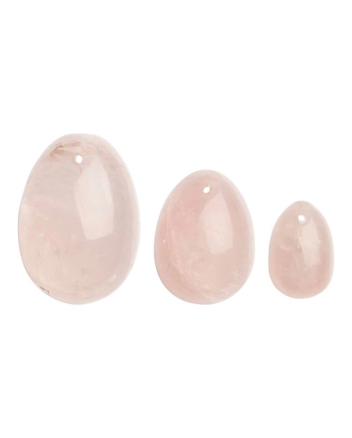 Oeufs de Yoni en pierre (Rose Quartz) - La Gemmes