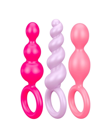Chapelet anal en silicone 3x - Satisfyer Booty Call