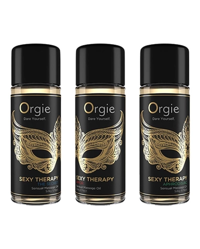 Orgie Sexy Therapy - 3x 30 ml - Set di oli da massaggio