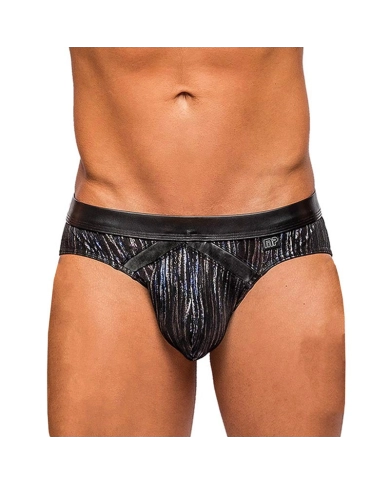 Slip Dazzle (Noir & Argent) - Male Power Slip Dazzle (Noir & Argent) - Male Power