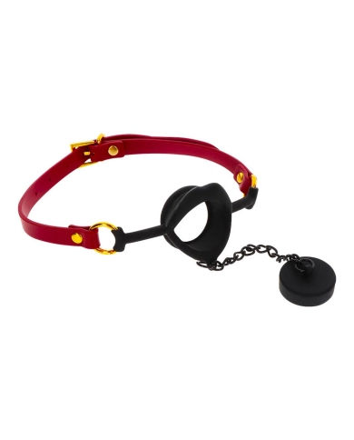 Silicone ball gag with sink plug  - Taboom