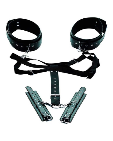Harnais BDSM jambes & cuisses écartées Acquire - Master Series