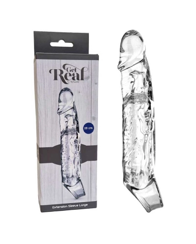Gaine pour agrandir le pénis Get Real Large (Transparent) - ToyJoy Gaine pour agrandir le pénis Get Real Large (Transparent) - ToyJoy