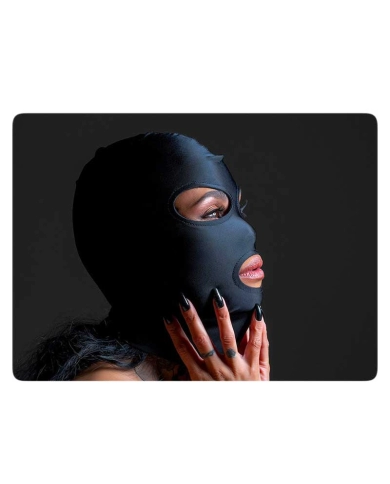 BDSM spandex hood (with open eyes and mouth) - Taboom Luxury Bondage BDSM spandex hood (with open eyes and mouth) - Taboom Luxury Bondage