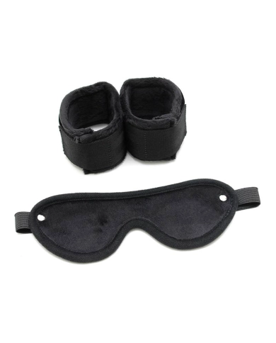 Soft Bondage Set (Mask and handcuffs) - Rimba
