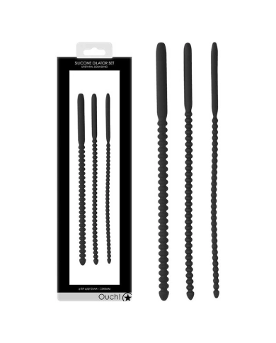 Set of urethral plugs in silicone (2 pieces) - Ouch!