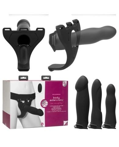 Body Extensions vibrating & remote-controlled strap-on dildo - Doc Johnson Body Extensions vibrating & remote-controlled strap-on dildo - Doc Johnson