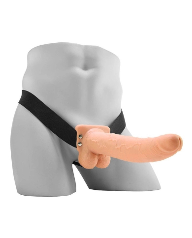 Vibrating Hollow Strap-On 8