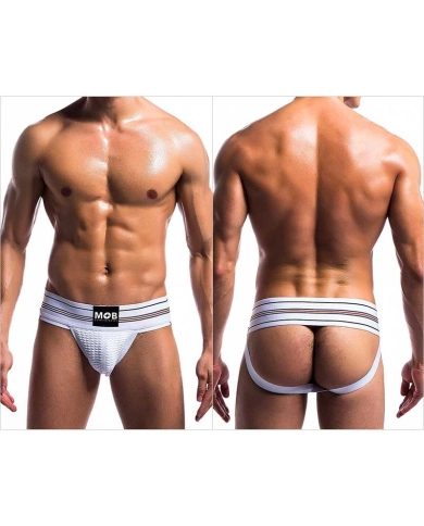 Jockstrap Fetish Classic Wide (White) - MaleBasics Jockstrap Fetish Classic Wide (White) - MaleBasics