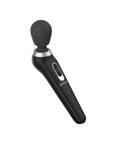 Wiederaufladbarer Zauberstab Vibrator Palm Power Extreme (Schwarz) - Power Bullet
