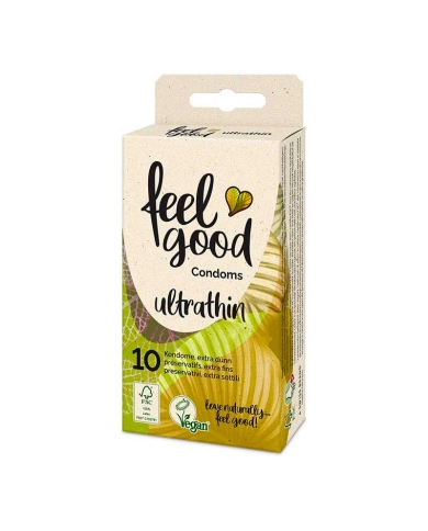 Kondome Vegan hauchdünn (10 Kondome) - Feelgood
