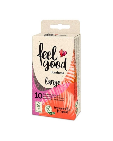 Large Kondome Vegan (10 Kondome) - Feelgood