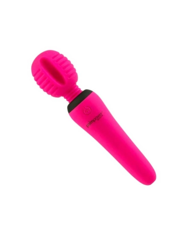 Zauberstab Vibrator Palm Power Groove (Pink) - Power Bullet